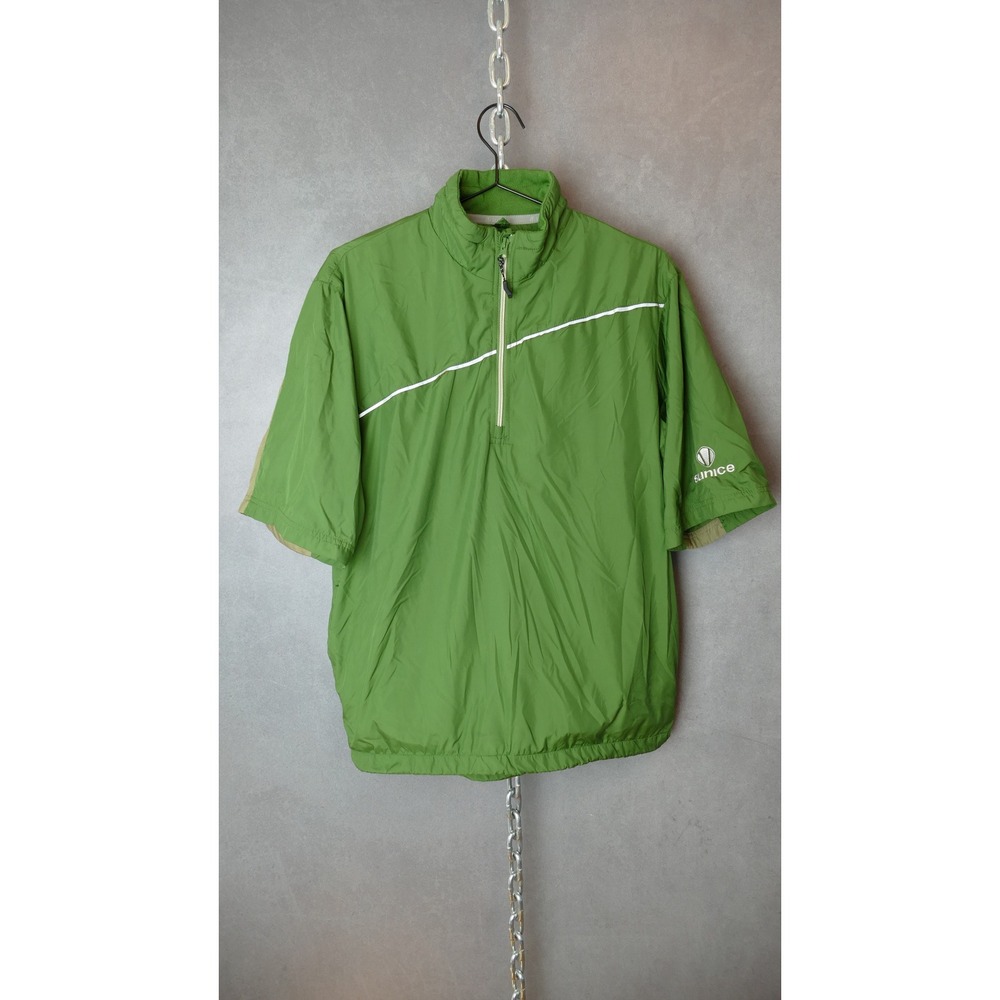 Sunice Men Weather Short Sleeve Golf‎ Pullover Jacket Green Size M